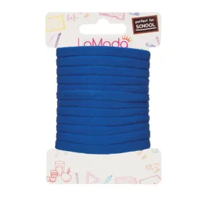 LaModa Princess Back to School Soft Ponytailers Royal Blue 12Pk