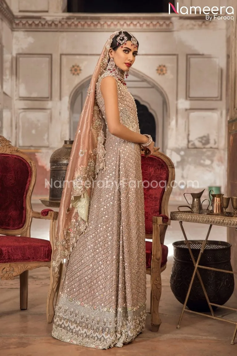 Latest Pakistani Maxi Dress for Bride Online 2021 #BS87