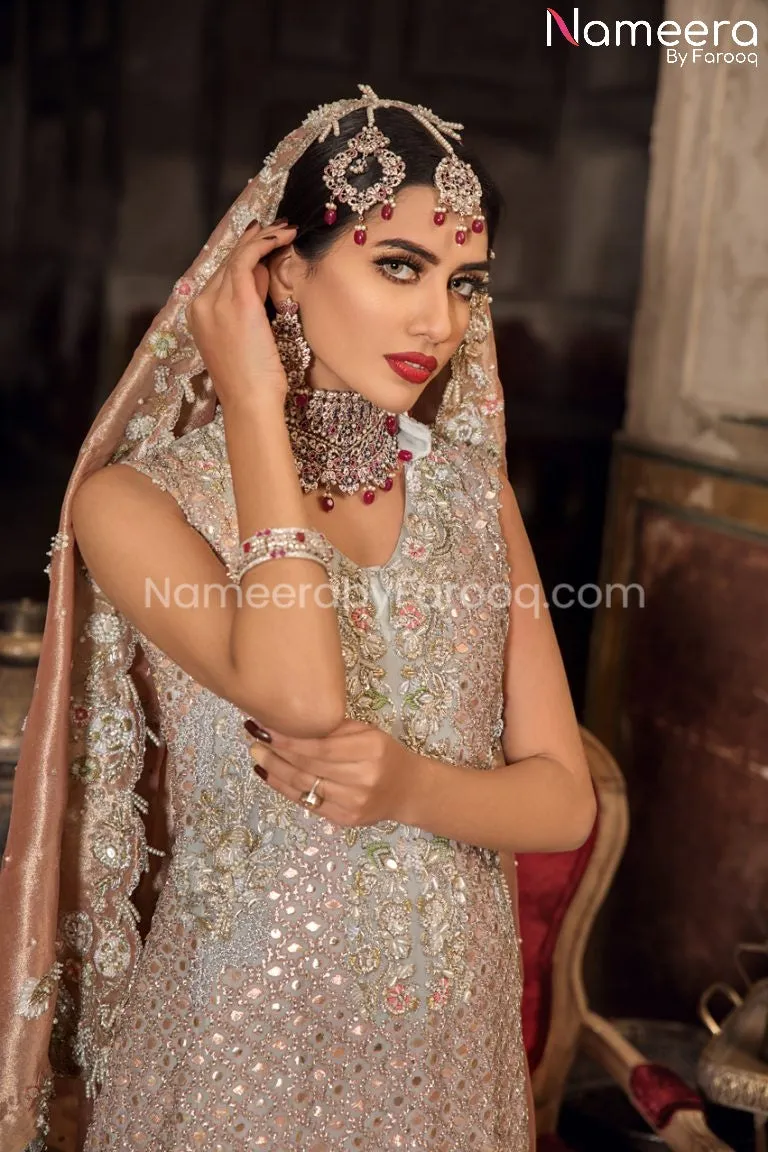 Latest Pakistani Maxi Dress for Bride Online 2021 #BS87