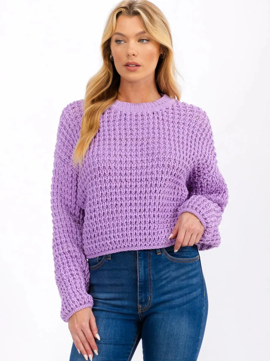 Lavender Dream Pullover Sweater