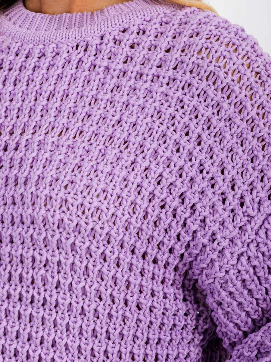 Lavender Dream Pullover Sweater