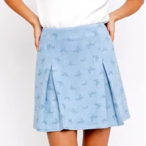 Le Lis Butterfly Mini Skirt
