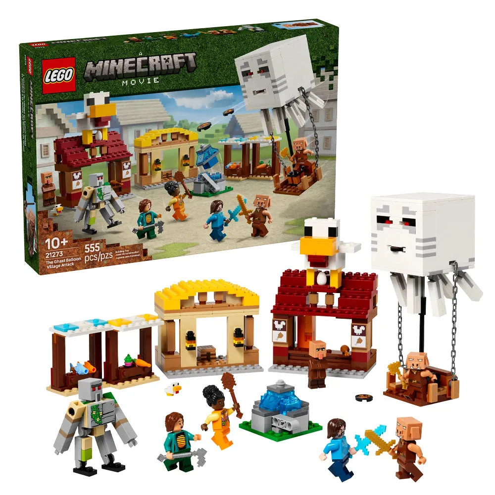 LEGO Minecraft Movie The Ghast Balloon Village Attack - 21273