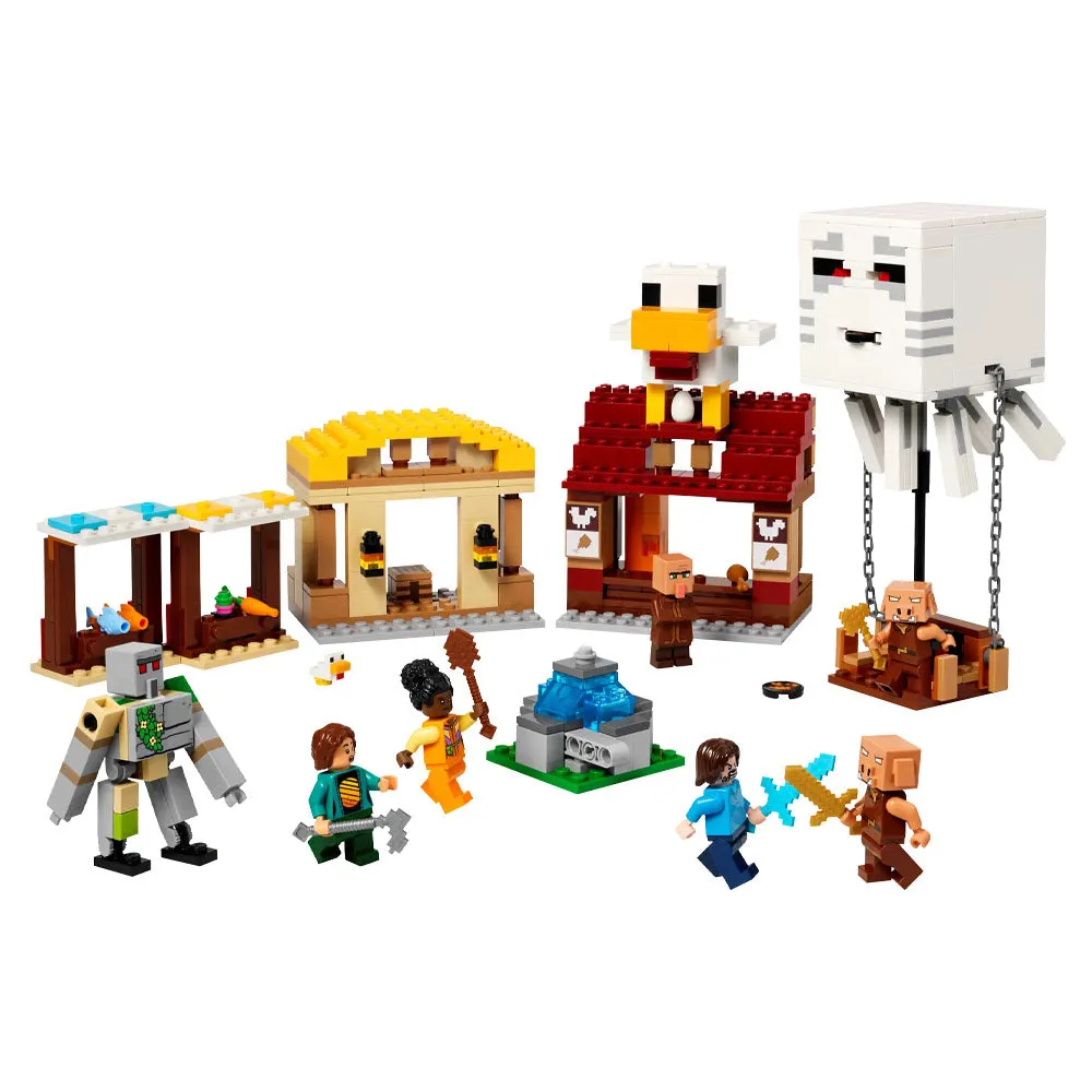 LEGO Minecraft Movie The Ghast Balloon Village Attack - 21273