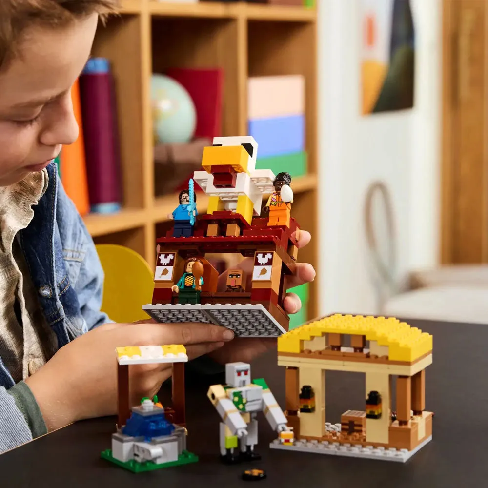 LEGO Minecraft Movie The Ghast Balloon Village Attack - 21273