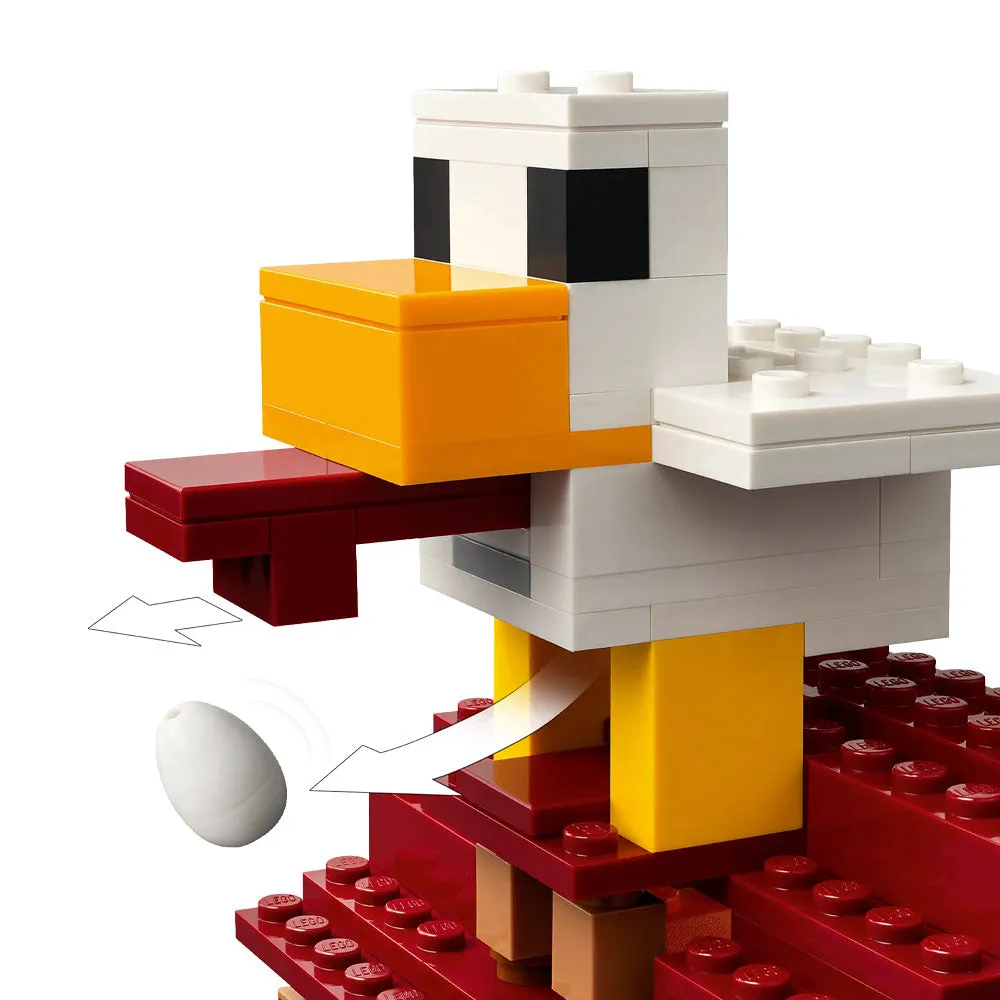 LEGO Minecraft Movie The Ghast Balloon Village Attack - 21273