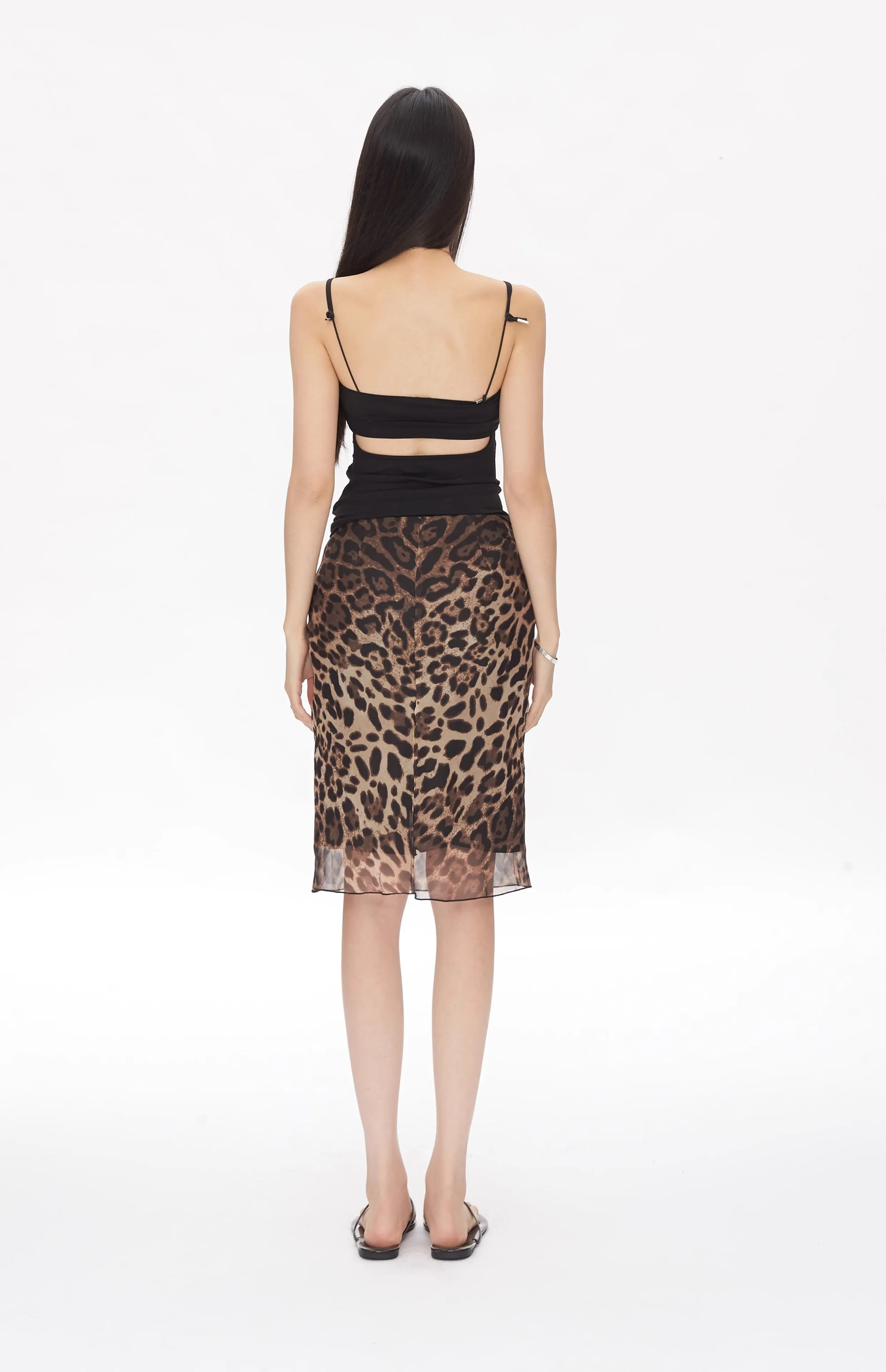 leopard print hip skirt 01