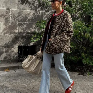 Leopard Print Jacket for Women