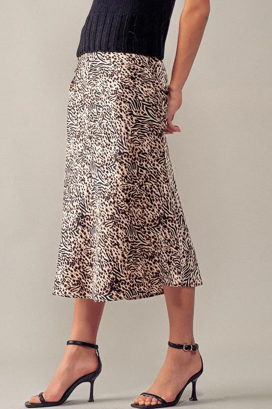 Leopard Print Skirt
