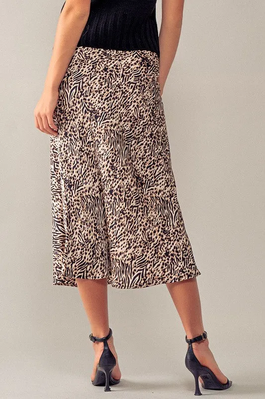 Leopard Print Skirt