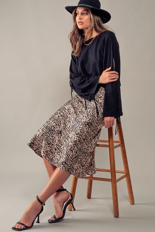 Leopard Print Skirt