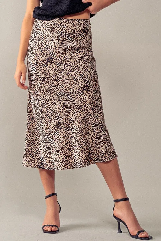 Leopard Print Skirt