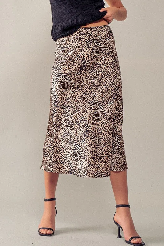 Leopard Print Skirt