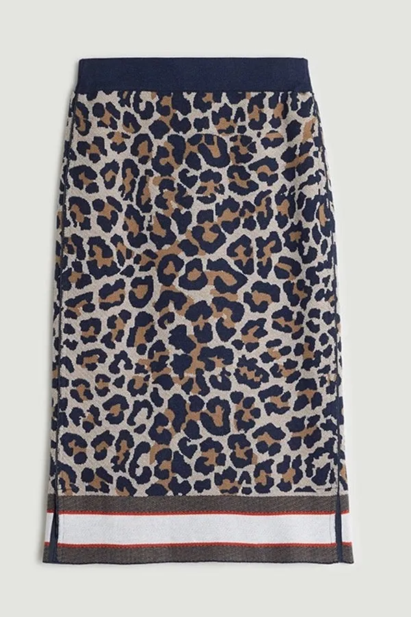 LEOPARD PRINT TUBE SKIRT