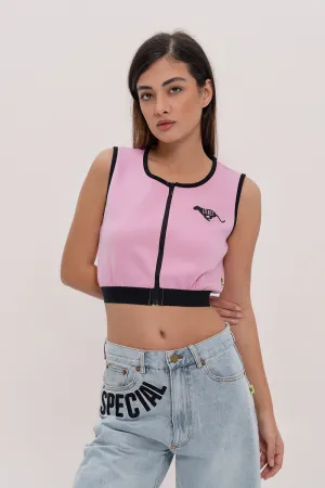 Leopard Print Womens Vest Top