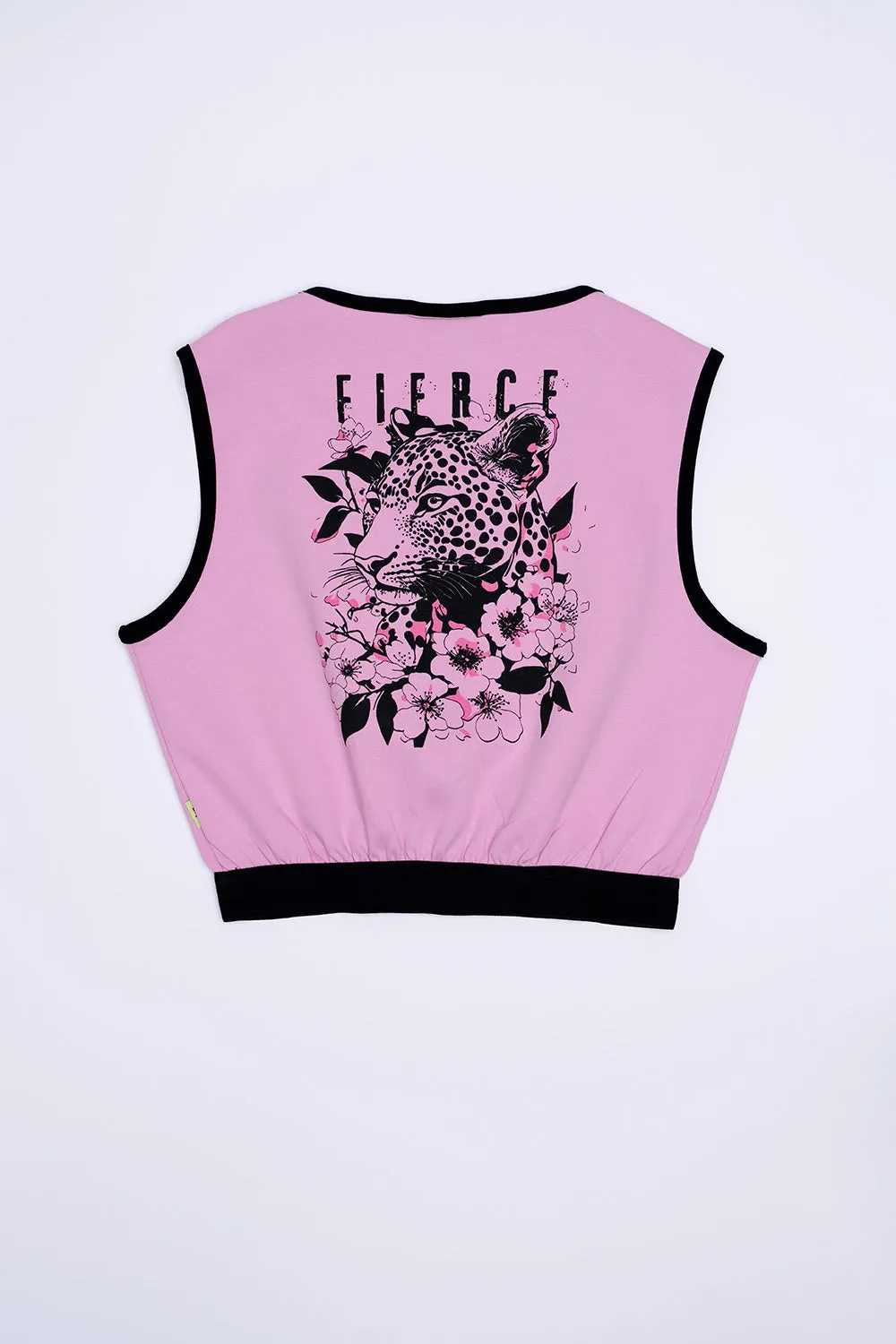 Leopard Print Womens Vest Top