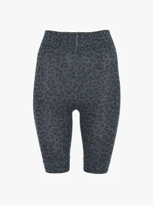 Leopard Shorts 150 Denier - Anthracite