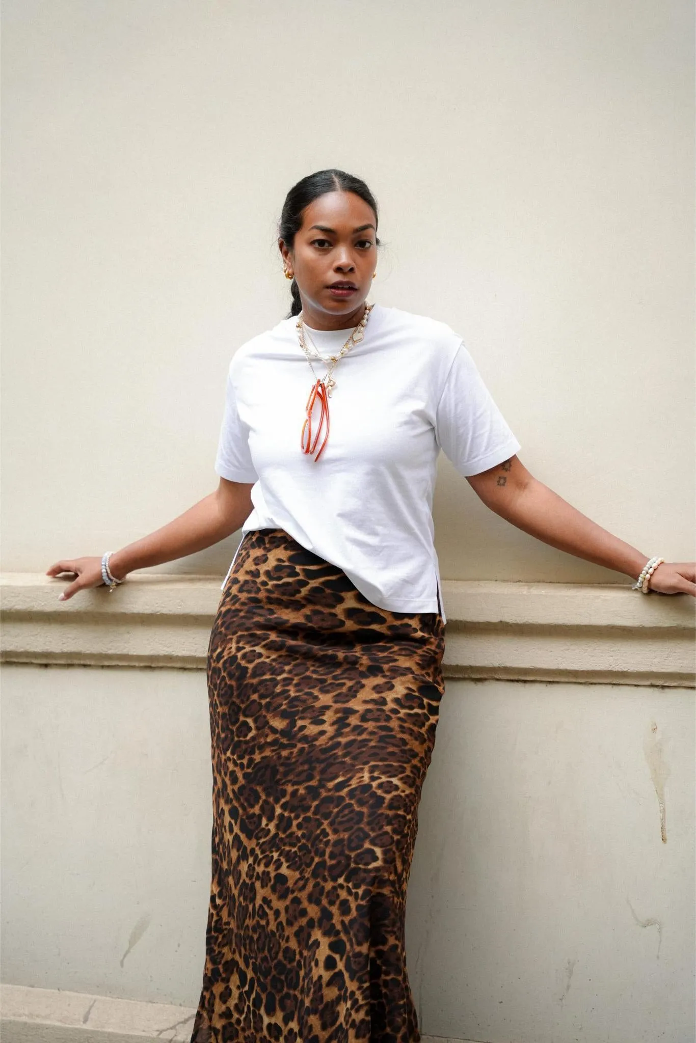 LEOPARD SKIRT