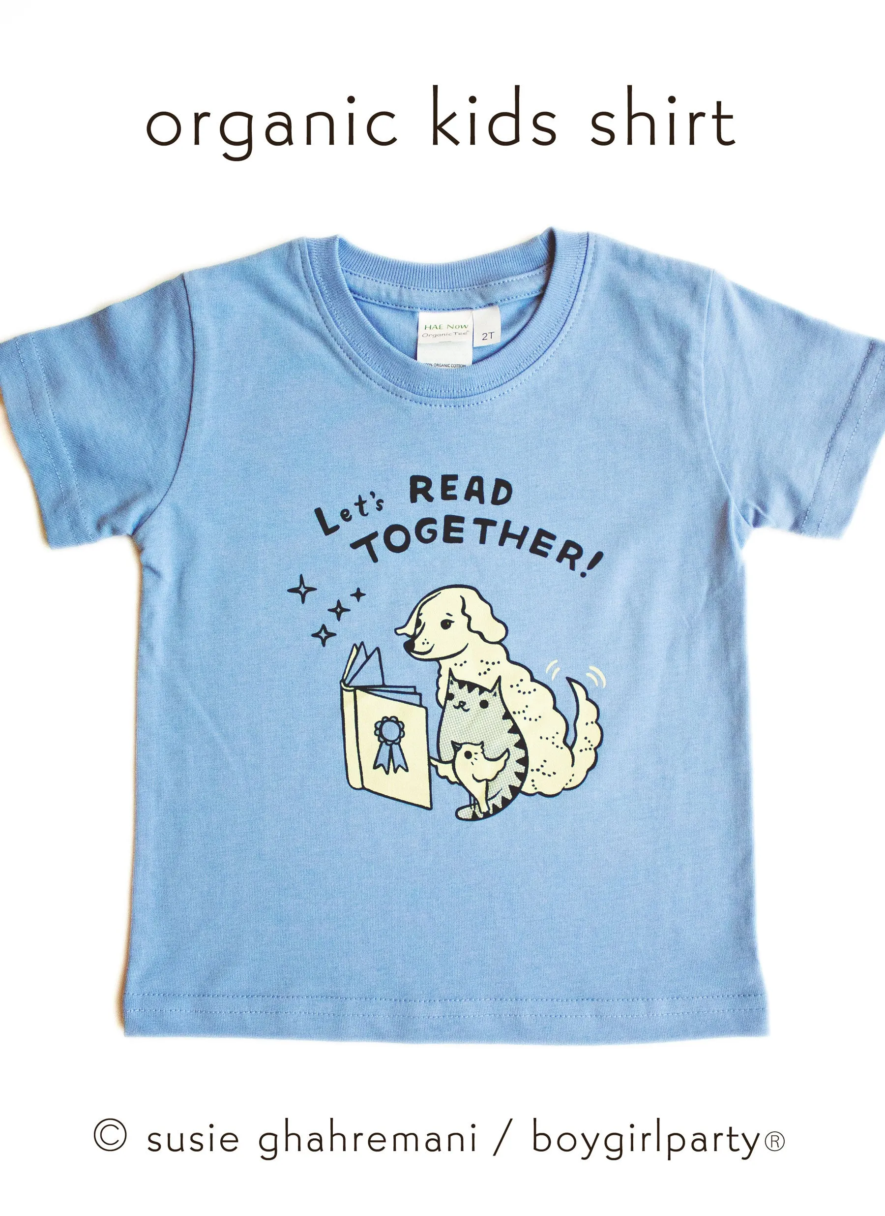 Let's Read Together Kids T-shirt Toddler T-shirt / Kids' Book T-Shirt
