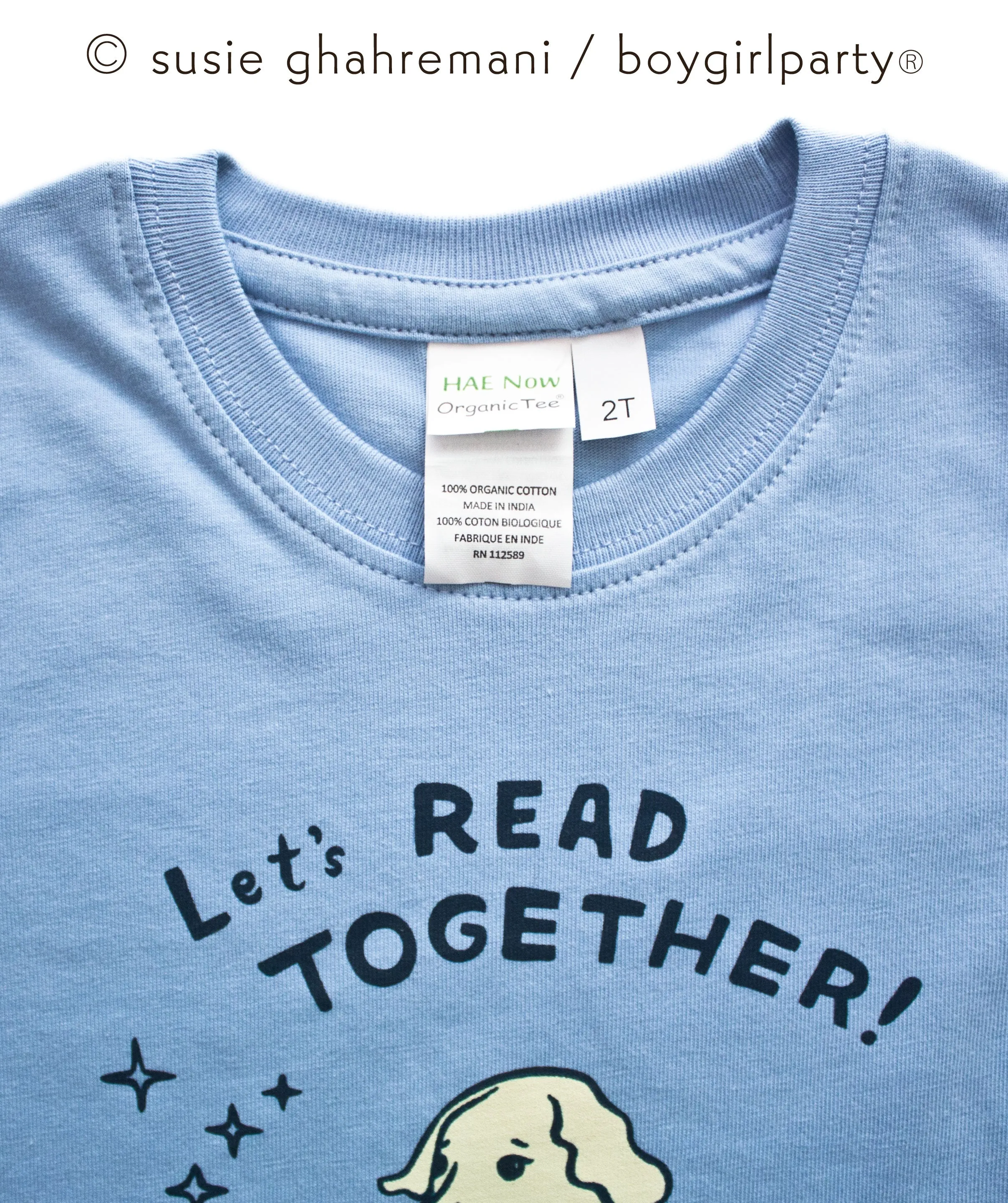 Let's Read Together Kids T-shirt Toddler T-shirt / Kids' Book T-Shirt