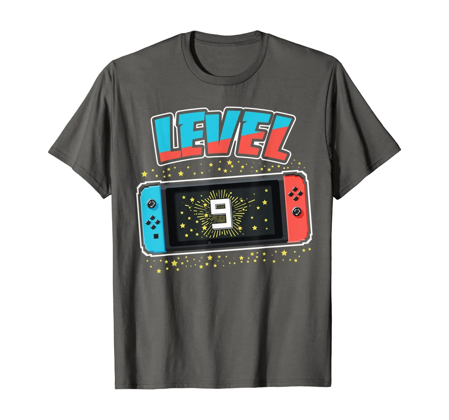 Level 9 Birthday Shirt Boy 9 Years Old Video Games Gift T-Shirt