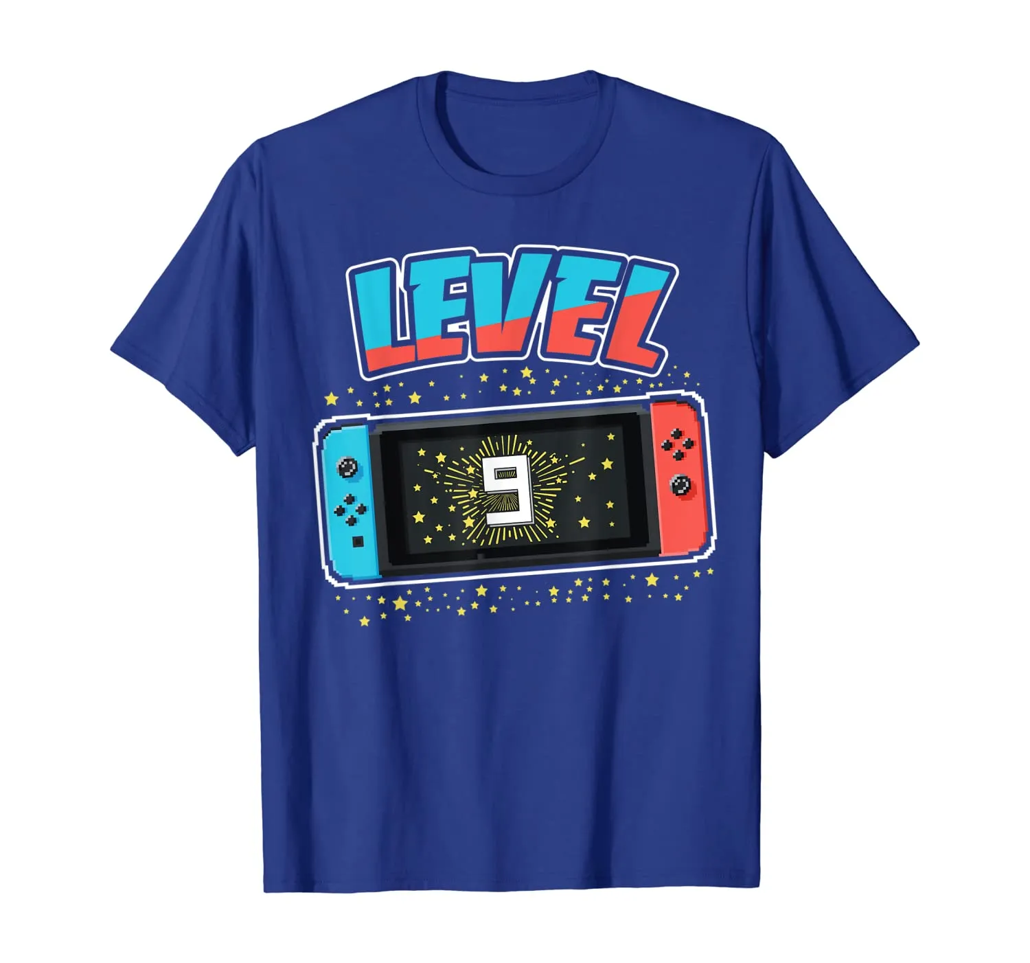 Level 9 Birthday Shirt Boy 9 Years Old Video Games Gift T-Shirt