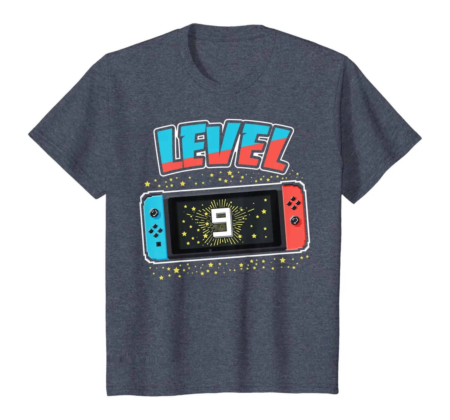 Level 9 Birthday Shirt Boy 9 Years Old Video Games Gift T-Shirt