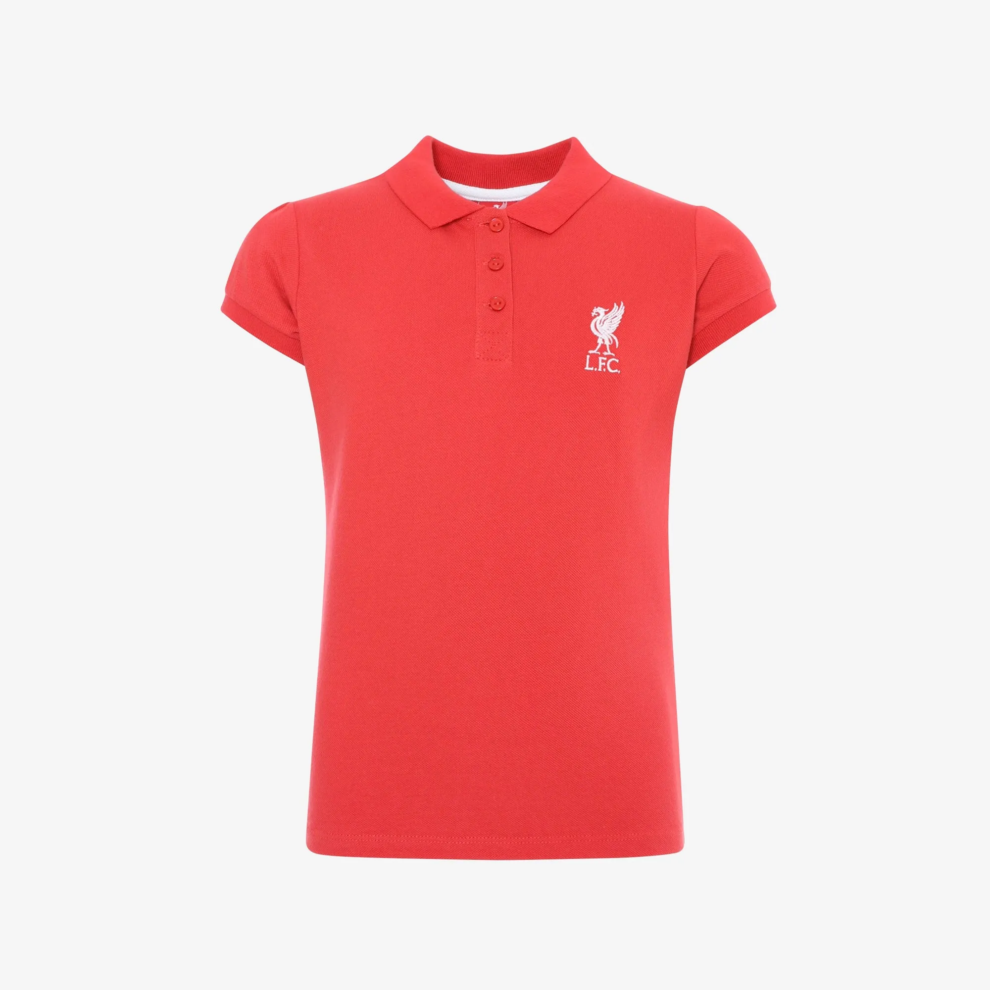 LFC Junior Short Sleeve Red Polo