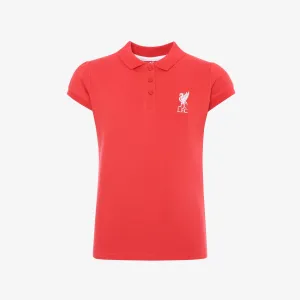 LFC Junior Short Sleeve Red Polo