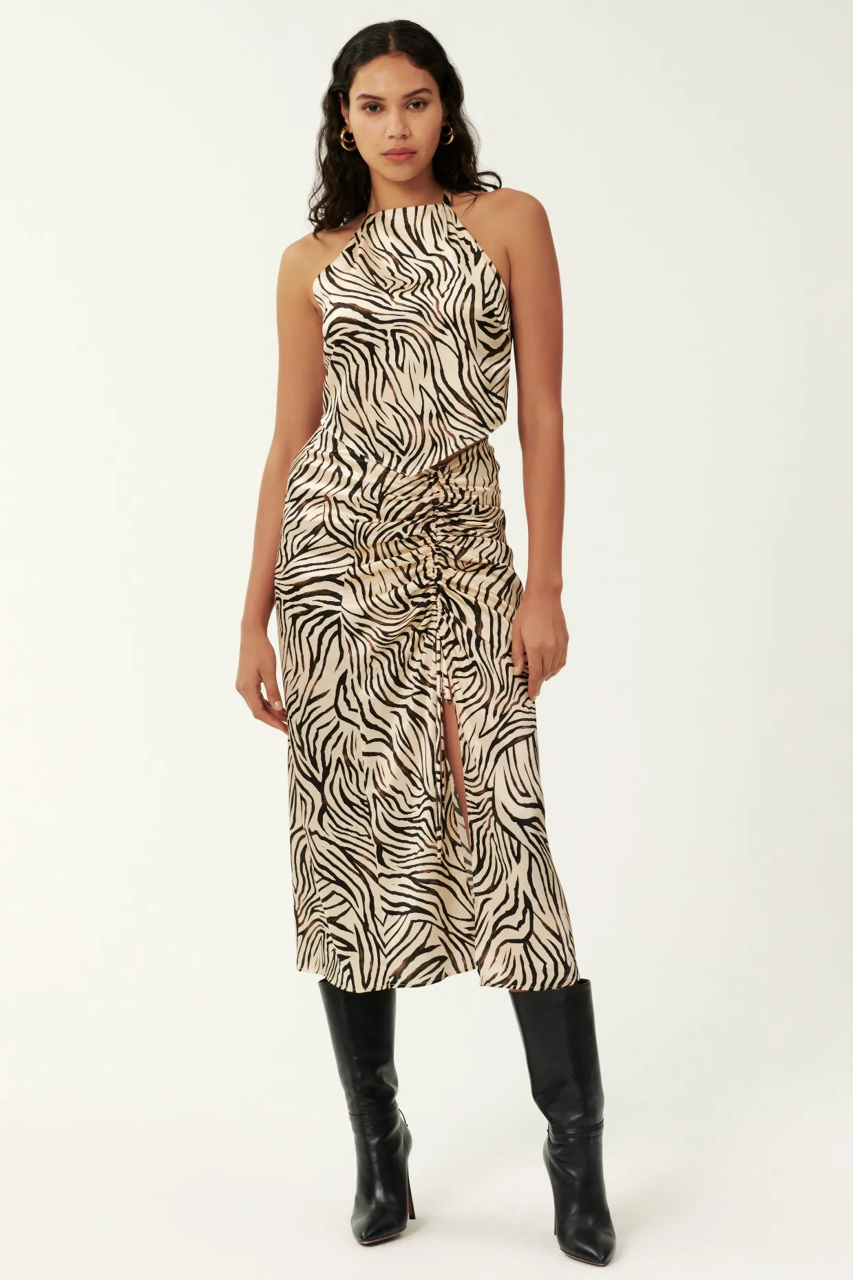 Lia Skirt - Abstract Animal Print
