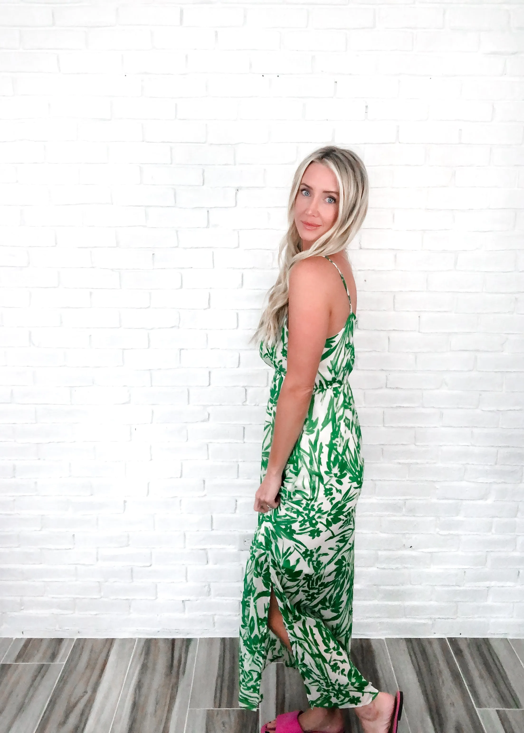 Lila Floral Maxi Dress
