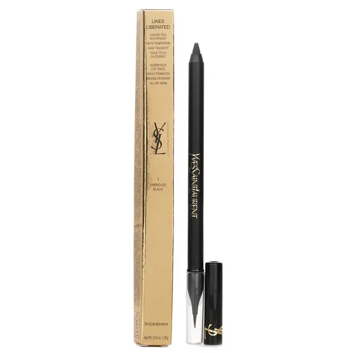 Lines Liberated Waterproof Eye Pencil - # 01 Unbridled Black - 1.2g