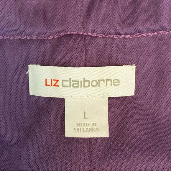 Liz Claiborne Purple Sequin Pencil Skirt