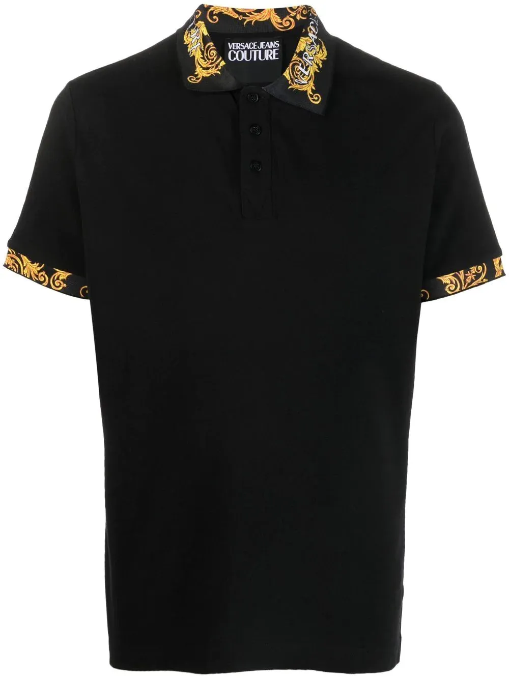 Logo Couture cotton polo shirt