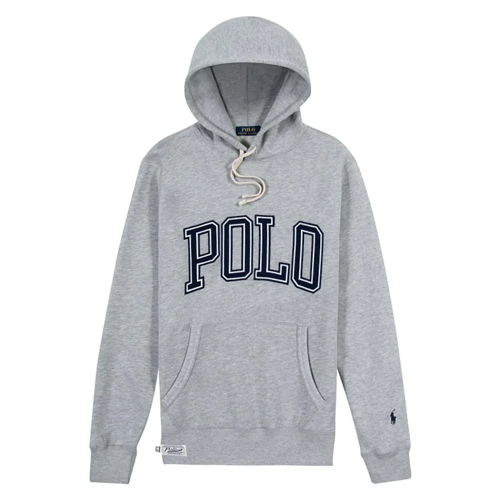 Logo Fleece hoodie Grey