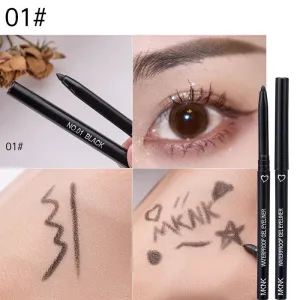 Long-Lasting Waterproof Eyeliner Pencil - Black, Brown & Purple