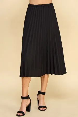 Long Pleated Skirt
