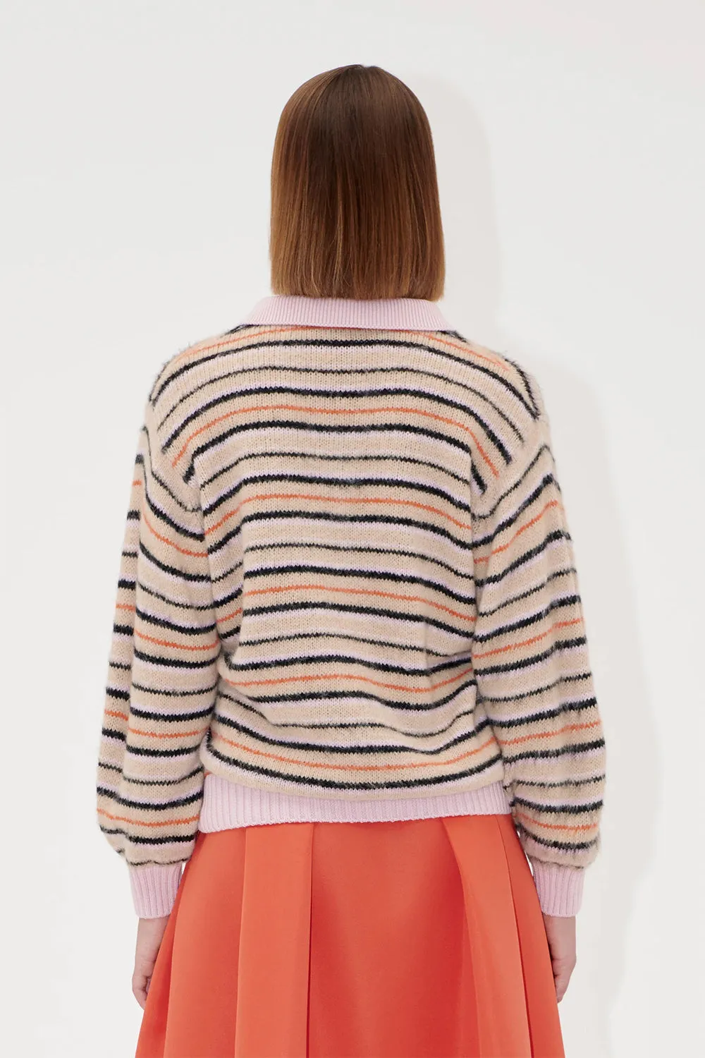 Long Sleeve Knit Polo