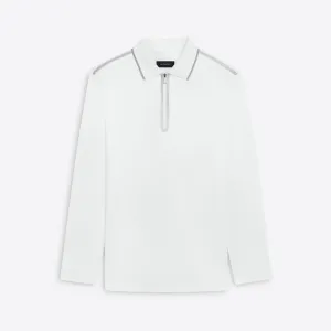 Long Sleeve Quarter Zip Polo