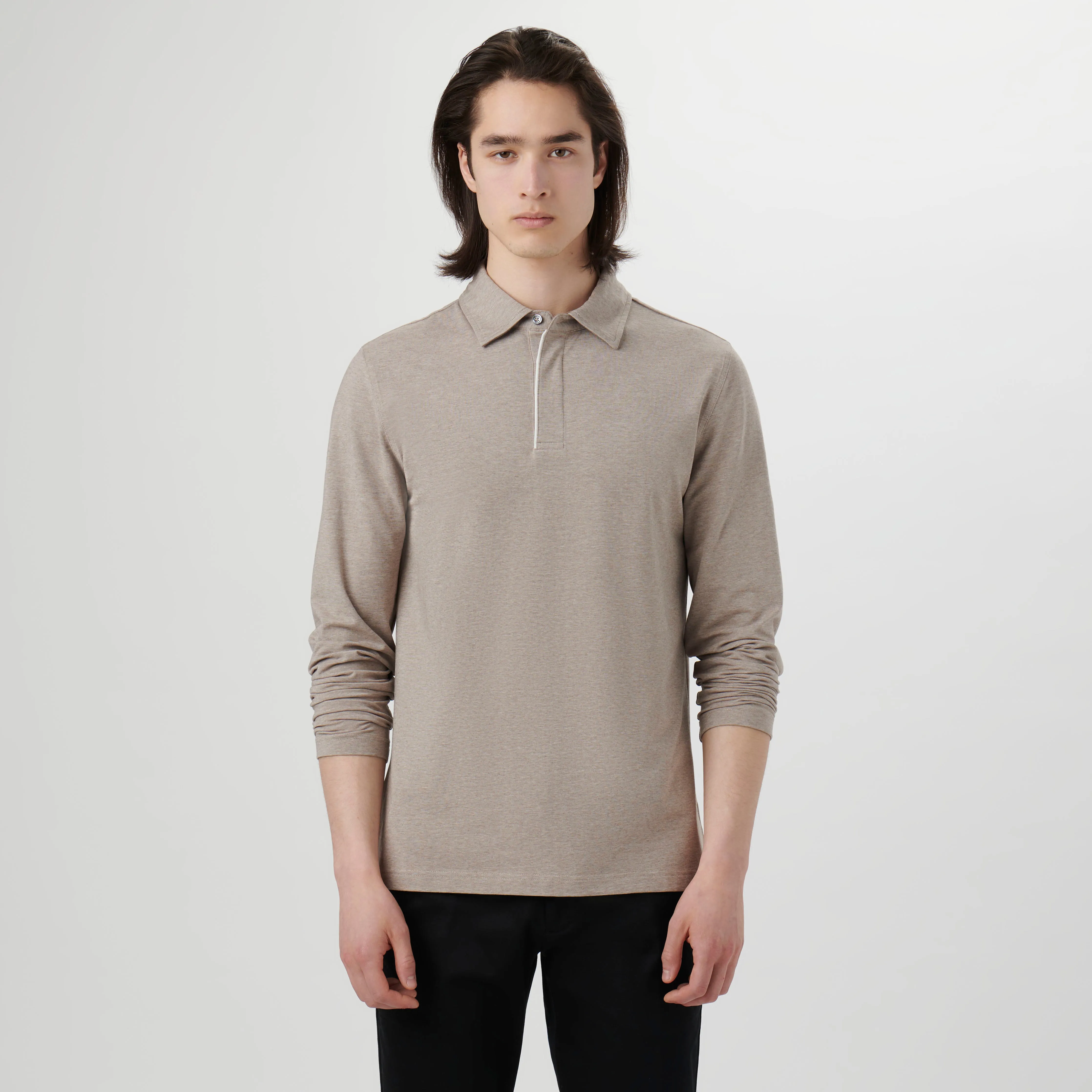 Long-sleeved Polo Shirt