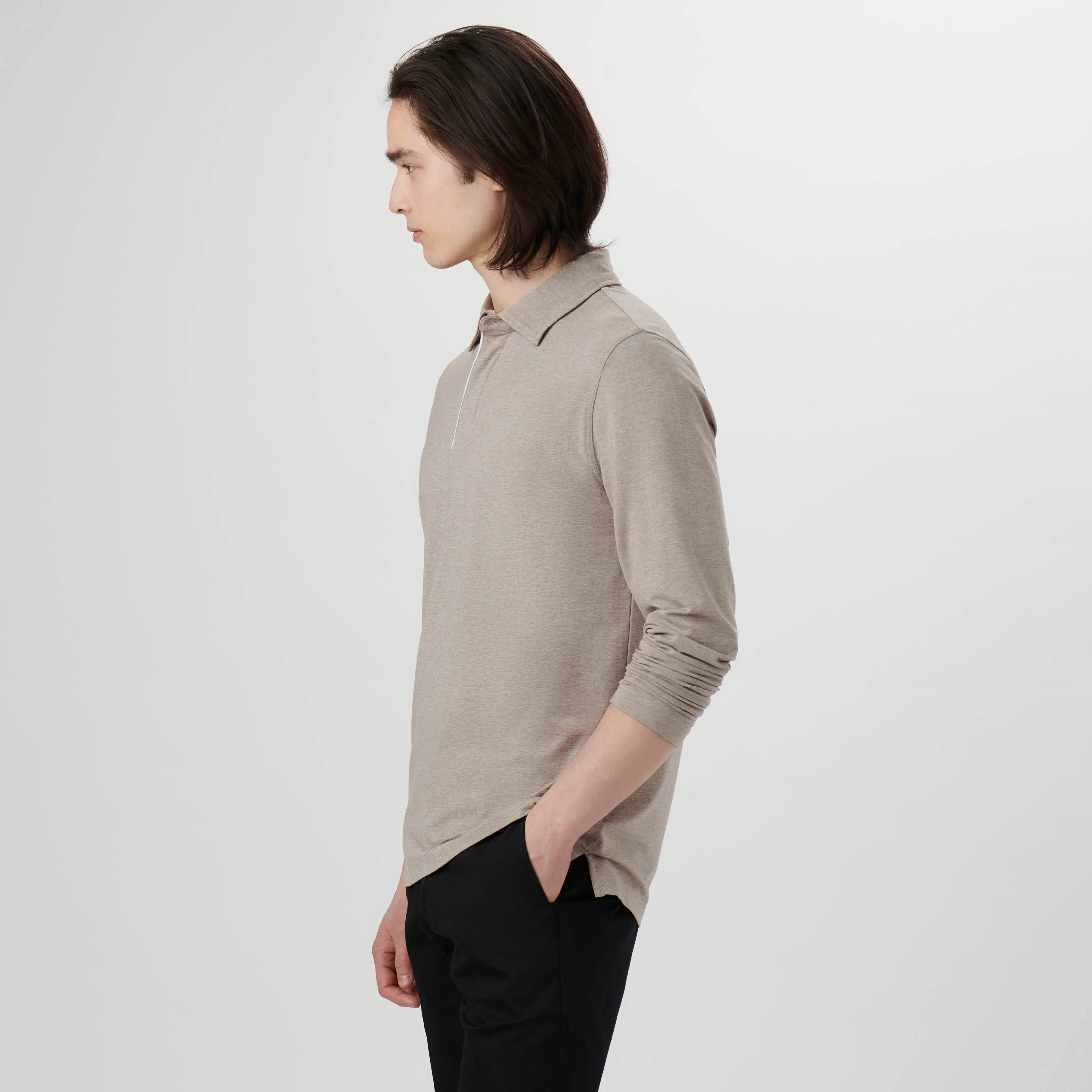 Long-sleeved Polo Shirt