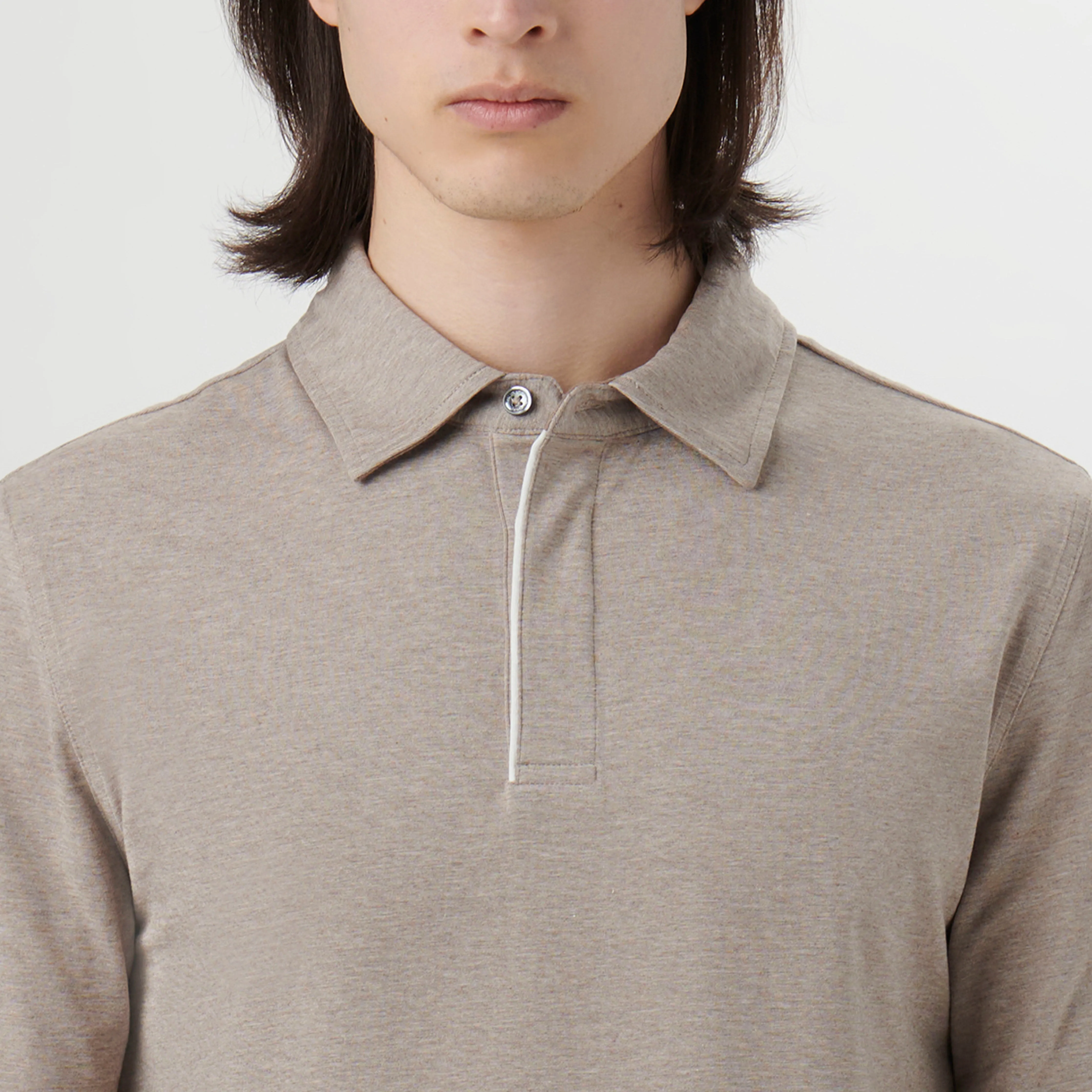 Long-sleeved Polo Shirt