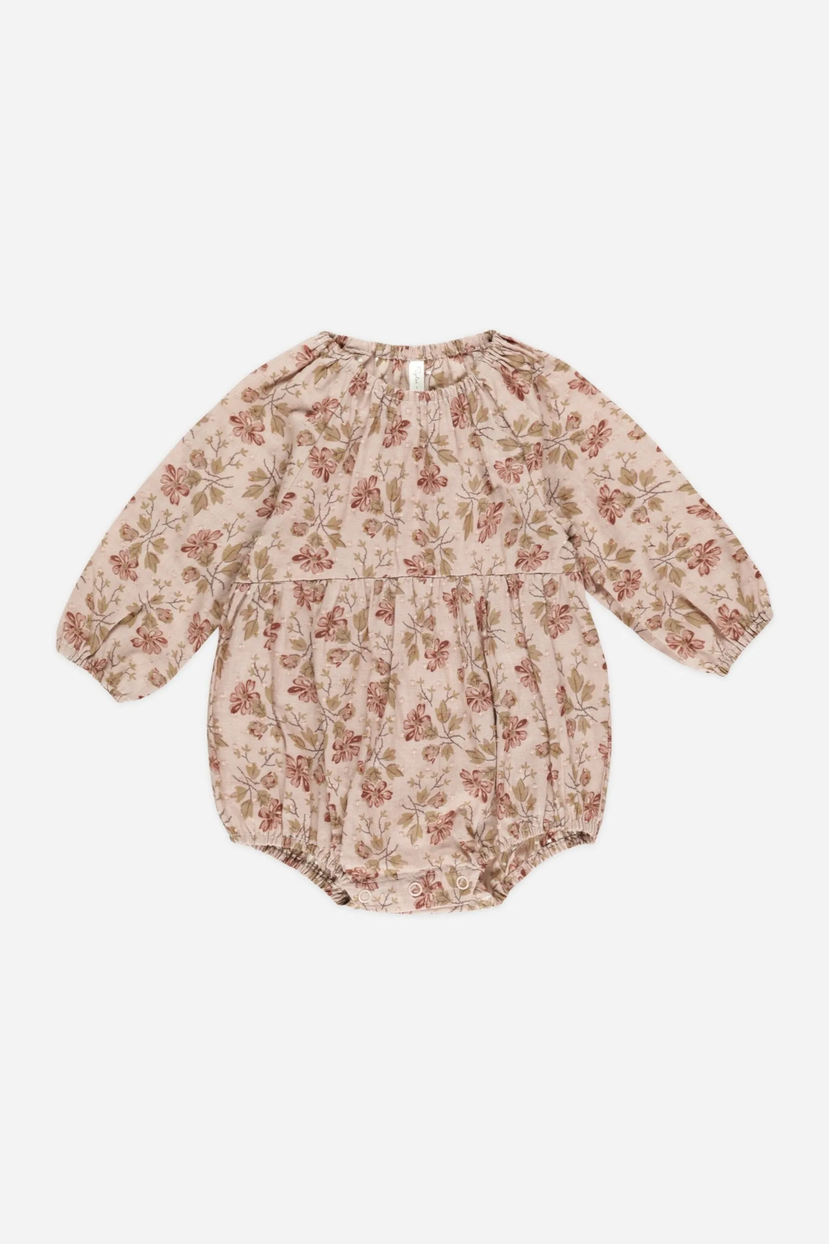 LS Bubble Romper | French Garden Blush