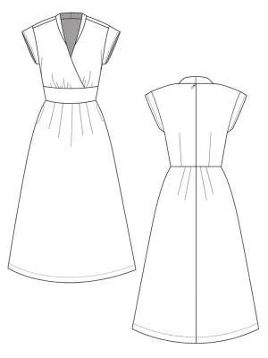 Lucille Dress Pear Flowers
