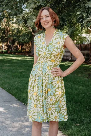 Lucille Dress Pear Flowers