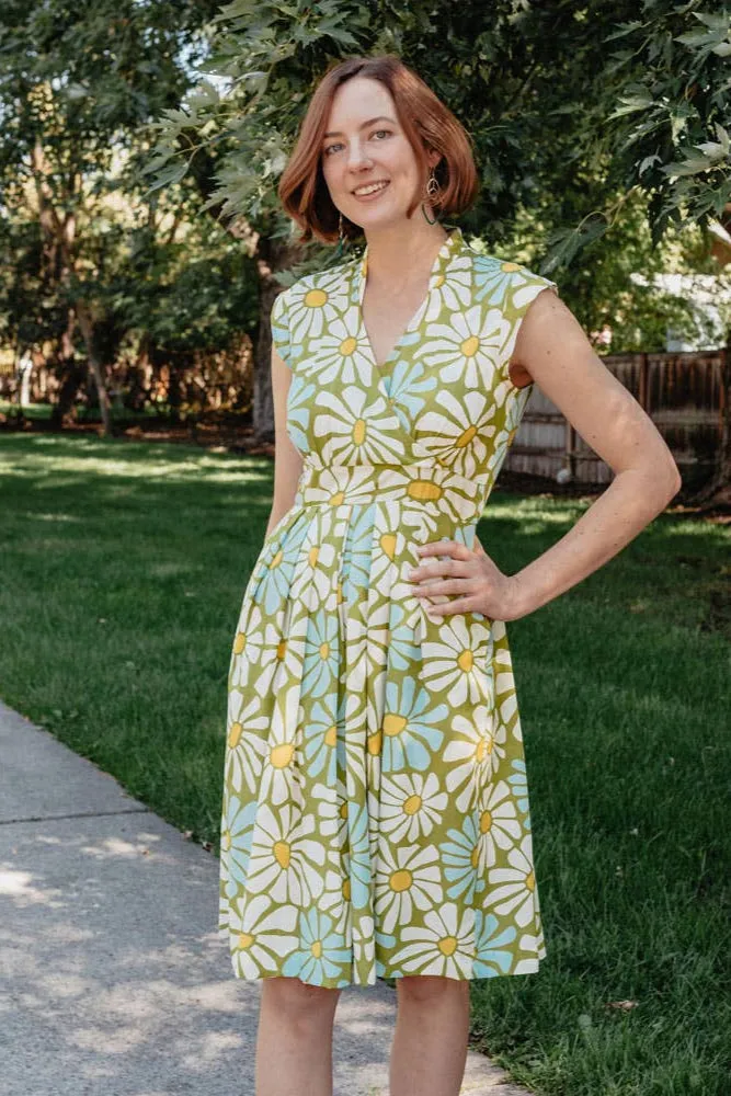 Lucille Dress Pear Flowers