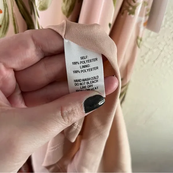 Lulu's Still the One Blush Pink Floral Print Satin Maxi Dress