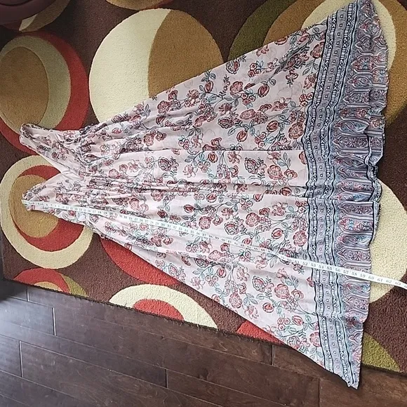 Lulu's Wings of Fancy Blush Pink Floral Print Maxi Dress