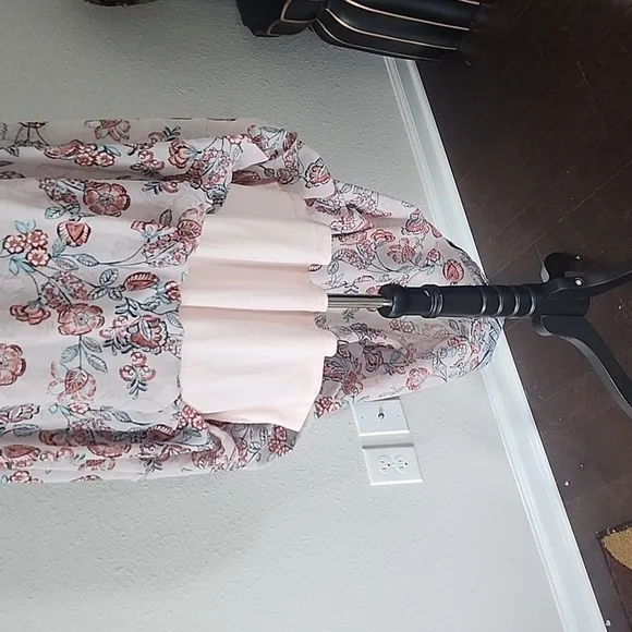 Lulu's Wings of Fancy Blush Pink Floral Print Maxi Dress