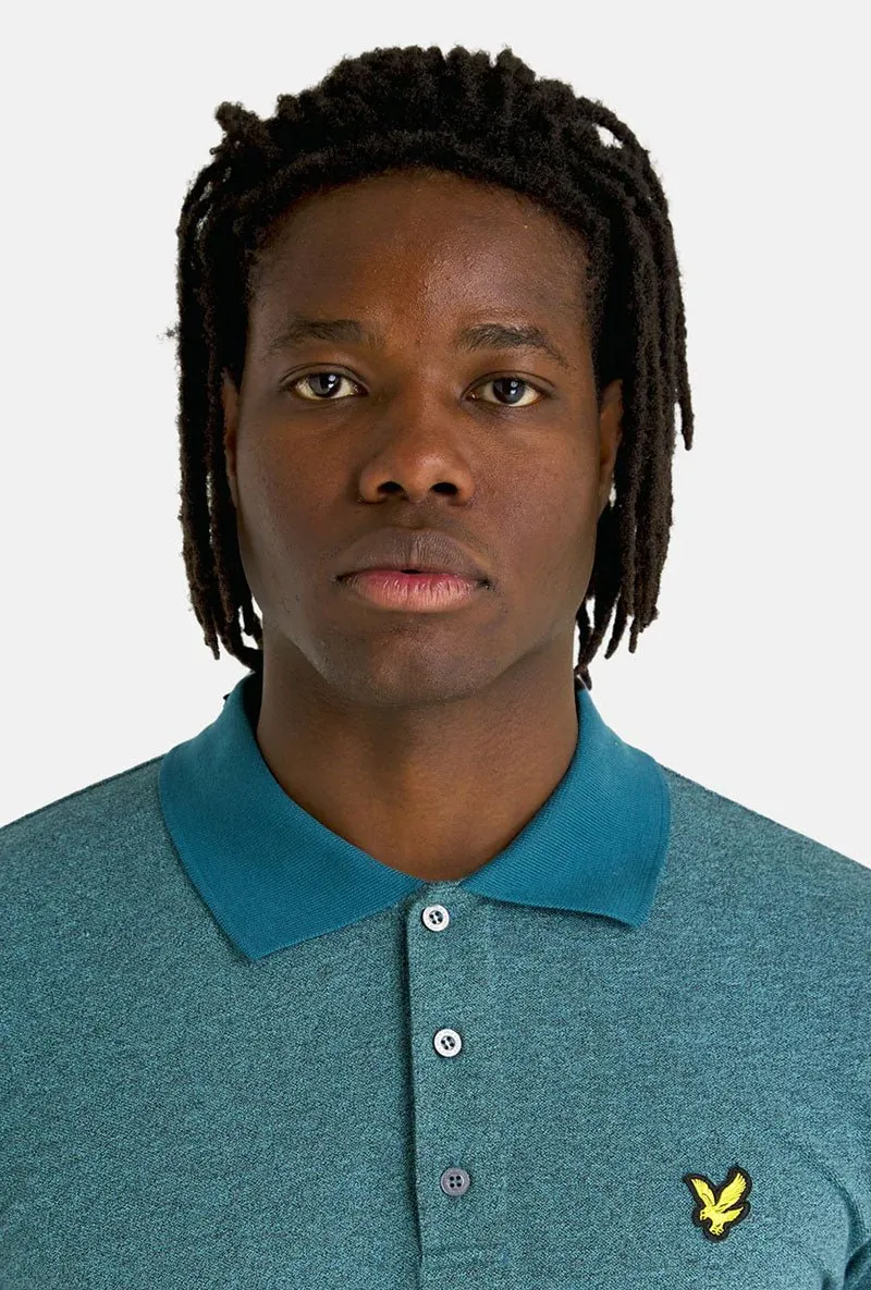 LYLE AND SCOTT VINTAGE MARL POLO SHIRT